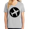 1-Hr Ladies V-Neck T-Shirt Thumbnail