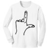 1-DAY NO MINIMUM Youth Long Sleeve Crewneck T-Shirt Thumbnail