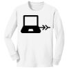 1-DAY NO MINIMUM Youth Long Sleeve Crewneck T-Shirt Thumbnail