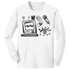 1-DAY NO MINIMUM Youth Long Sleeve Crewneck T-Shirt Thumbnail