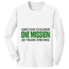 1-DAY NO MINIMUM Youth Long Sleeve Crewneck T-Shirt Thumbnail
