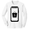 1-DAY NO MINIMUM Youth Long Sleeve Crewneck T-Shirt Thumbnail