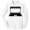 1-DAY NO MINIMUM Youth Long Sleeve Crewneck T-Shirt Thumbnail