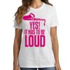 1-DAY RUSH NO MINIMUM Ladies Crew Neck Short Sleeve T-Shirt Thumbnail