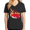 Ladies Core Cotton V-Neck Tee Thumbnail