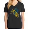 Ladies Core Cotton V-Neck Tee Thumbnail
