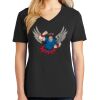 Ladies Core Cotton V-Neck Tee Thumbnail