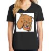 Ladies Core Cotton V-Neck Tee Thumbnail