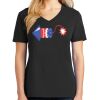 Ladies Core Cotton V-Neck Tee Thumbnail