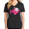 Ladies Core Cotton V-Neck Tee Thumbnail