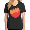 Ladies Core Cotton V-Neck Tee Thumbnail