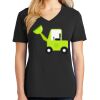 Ladies Core Cotton V-Neck Tee Thumbnail