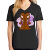 Ladies Core Cotton V-Neck Tee Thumbnail