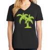 Ladies Core Cotton V-Neck Tee Thumbnail