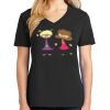 Ladies Core Cotton V-Neck Tee Thumbnail