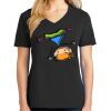 Ladies Core Cotton V-Neck Tee Thumbnail