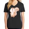 Ladies Core Cotton V-Neck Tee Thumbnail