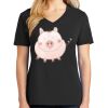 Ladies Core Cotton V-Neck Tee Thumbnail