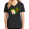 Ladies Core Cotton V-Neck Tee Thumbnail