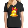 Ladies Core Cotton V-Neck Tee Thumbnail