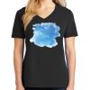 Ladies Core Cotton V-Neck Tee Thumbnail
