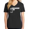 Ladies Core Cotton V-Neck Tee Thumbnail