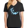 Ladies Core Cotton V-Neck Tee Thumbnail