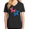Ladies Core Cotton V-Neck Tee Thumbnail