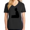 Ladies Core Cotton V-Neck Tee Thumbnail