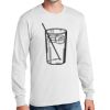 1-DAY NO MINIMUM Unisex Long Sleeve Crewneck T-Shirt Thumbnail